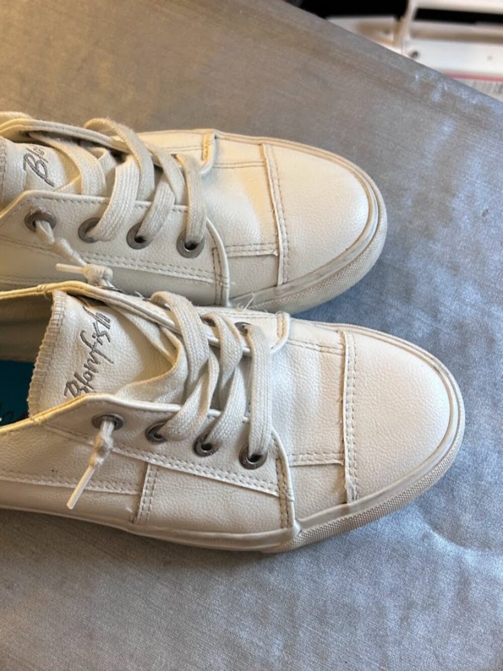 White Blowfish Malibu sneakers size 8.5